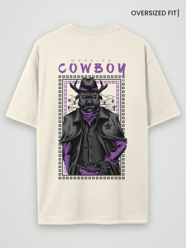 Warrior Cowboy 240 GSM Oversized Tee