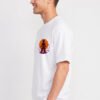 Warrior Moon 220 GSM Oversized Tee White side HD Warrior Moon 220 GSM Oversized Tee - White - side view