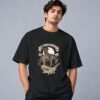 wild-west-cowboy-culture-tshirt-black-front Wild West Cowboy Culture 240 GSM Oversized Tee in black, front view – Kool Kameez