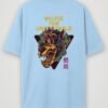 wolfie the unstoppable oversized t-shirt baby blue back wolfie the unstoppable oversized t-shirt baby blue back