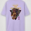 wolfie the unstoppable oversized t-shirt lavender back wolfie the unstoppable oversized t-shirt lavender back