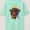 wolfie the unstoppable oversized t-shirt mint back wolfie the unstoppable oversized t-shirt mint back