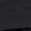 Black heavyweight oversized sweatshirt 400 GSM, ribbed hem close-up Black heavyweight oversized sweatshirt 400 GSM, ribbed hem close-up