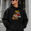 Bole Tena Bor Vechay oversized hoodie, 400 GSM, Black – front view Bole Tena Bor Vechay oversized hoodie, 400 GSM, Black – front view