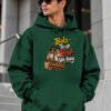 Bole Tena Bor Vechay oversized hoodie, 400 GSM, Bottle Green – front view Bole Tena Bor Vechay oversized hoodie, 400 GSM, Bottle Green – front view
