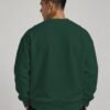 Bottle Green heavyweight oversized sweatshirt 400 GSM, back view