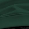 Bottle Green heavyweight oversized sweatshirt 400 GSM, ribbed hem close-up