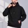 Heavyweight Oversized Hoodie 400 GSM — Black Heavyweight 400 GSM oversized hoodie in Black