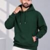 Heavyweight Oversized Hoodie 400 GSM — Bottle Green Heavyweight 400 GSM oversized hoodie in Bottle Green