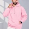 Heavyweight Oversized Hoodie 400 GSM — Light Baby Pink Heavyweight 400 GSM oversized hoodie in Light Baby Pink