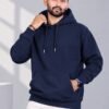 Heavyweight Oversized Hoodie 400 GSM — Navy Blue Heavyweight 400 GSM oversized hoodie in Navy Blue