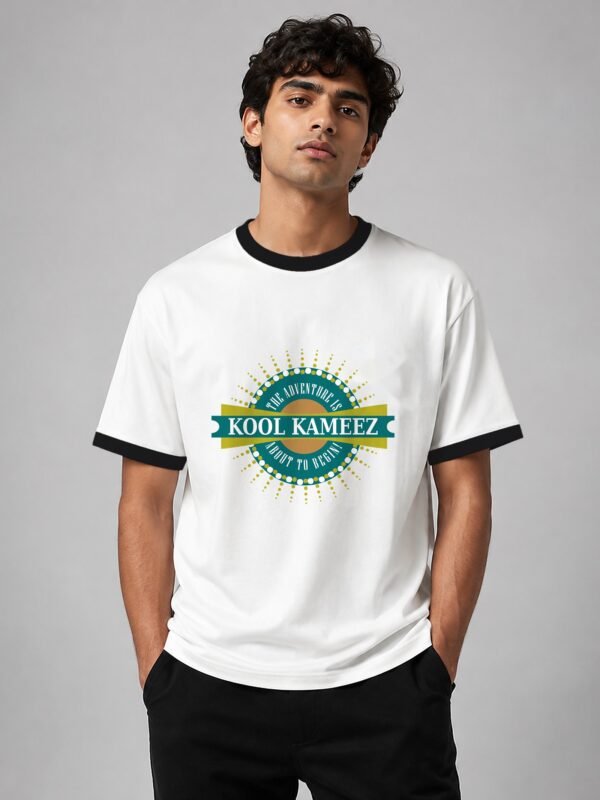 kk-adventure-ringer-tee-white-black-trim-model-front adventure ringer tee white black trim model front Kool Kameez