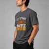 kk-coffee-break-round-neck-tee-charcoal-melange-side-left coffee break round neck tee charcoal melange side left Kool Kameez