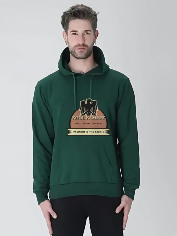 eagle crest hoodie bottle green Kool Kameez