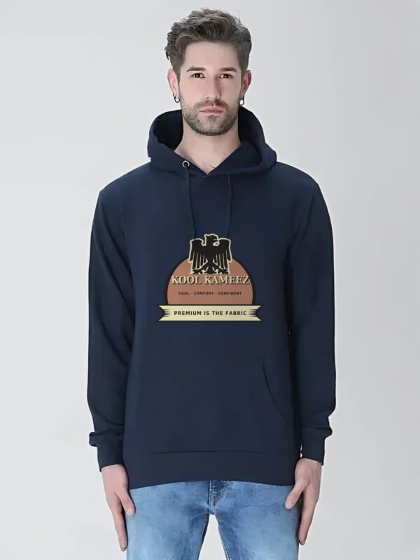 eagle crest hoodie navy blue Kool Kameez