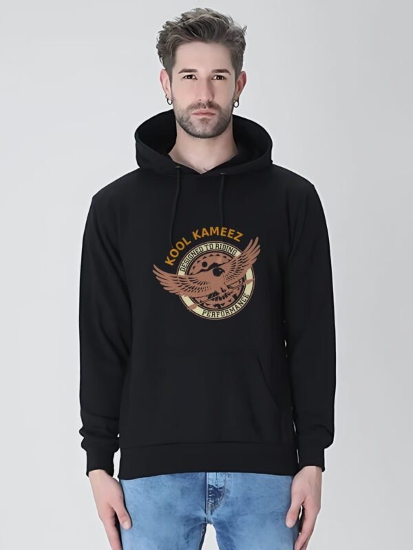 eagle wings hoodie black Kool Kameez