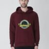 stallion hoodie maroon Kool Kameez