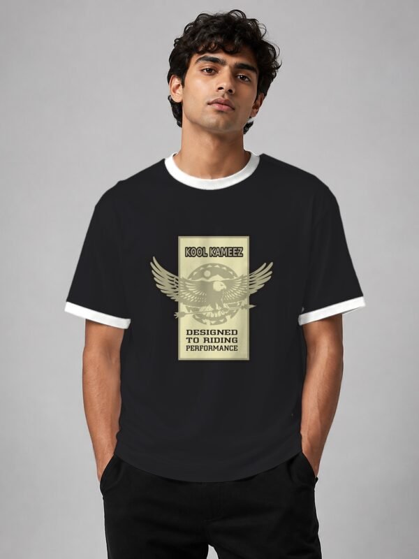 kk-winged-panel-ringer-tee-black-white-trim-model-front winged panel ringer tee black white trim model front Kool Kameez