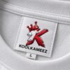 Nothing Is Permanent Sweatshirt — White — Kool Kameez neck label Nothing Is Permanent crew sweatshirt in white — Kool Kameez neck label