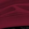 Maroon heavyweight oversized sweatshirt 400 GSM, ribbed hem close-up