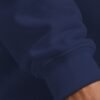 Navy Blue heavyweight oversized sweatshirt 400 GSM, ribbed cuff close-up