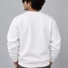 Nothing Is Permanent Sweatshirt — White — back view Nothing Is Permanent crew sweatshirt in white — back view