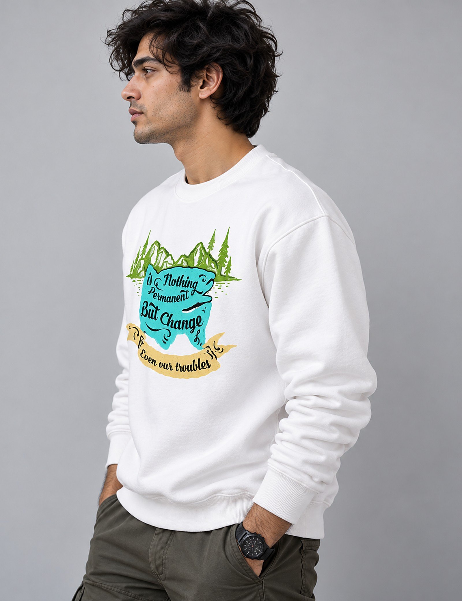 Sweatshirt side view