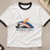Thunder Swell ringer tee flat lay